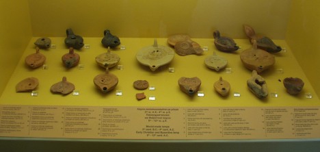Athens Ancient Agora: Museum obects - oil lamps